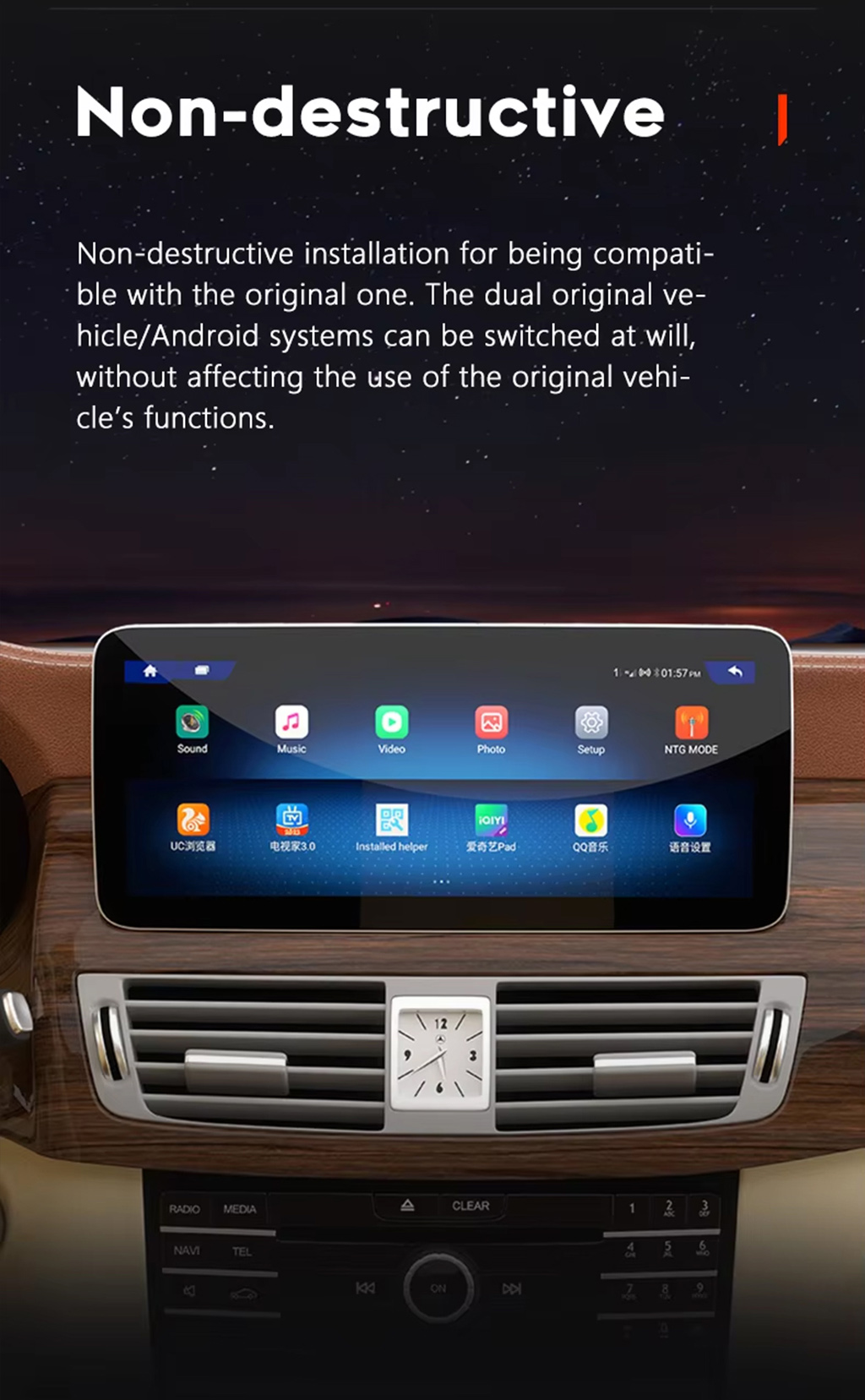 Mercedes-Benz Auto Android Spieler