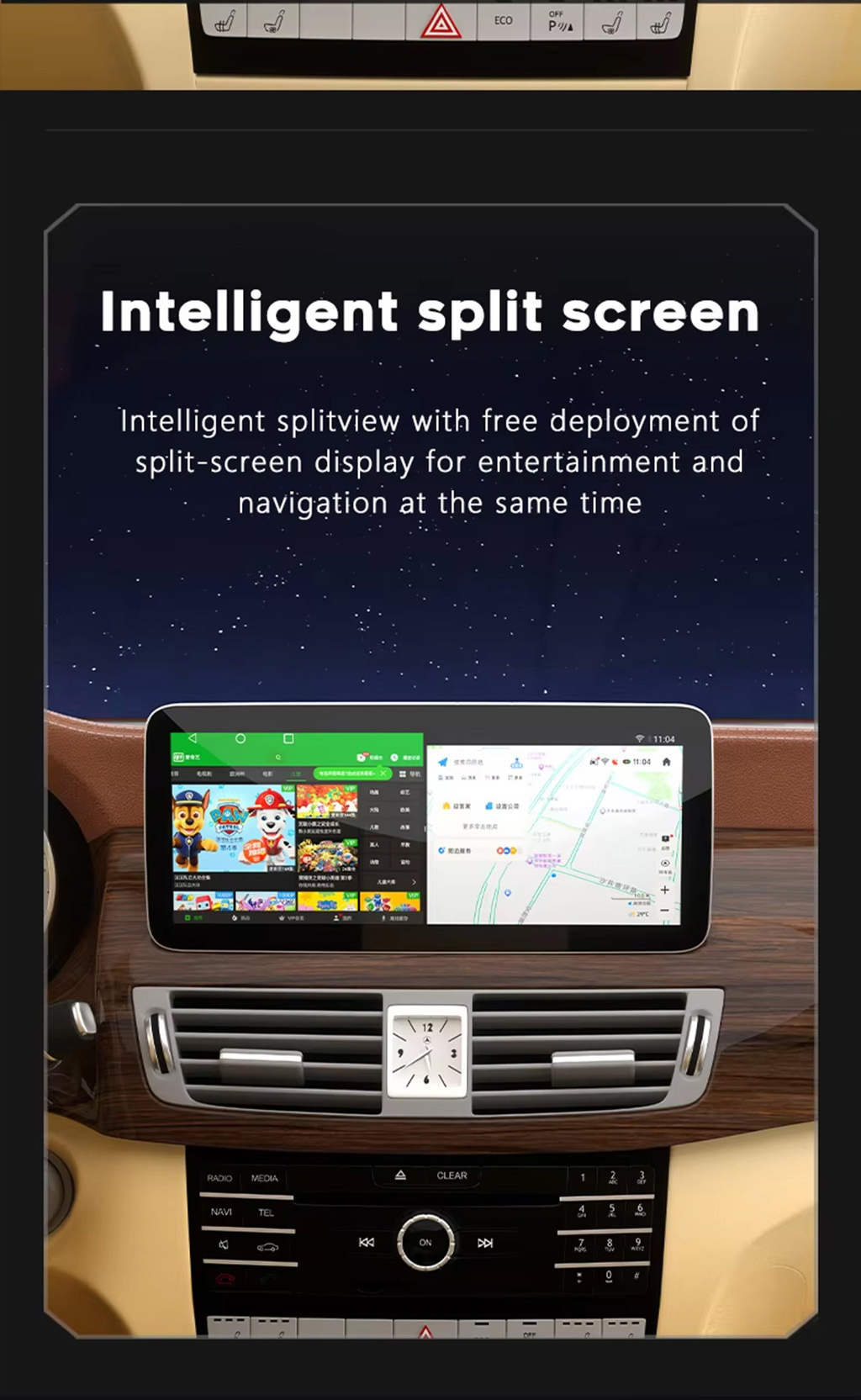 Mercedes-Benz Auto Android Spieler