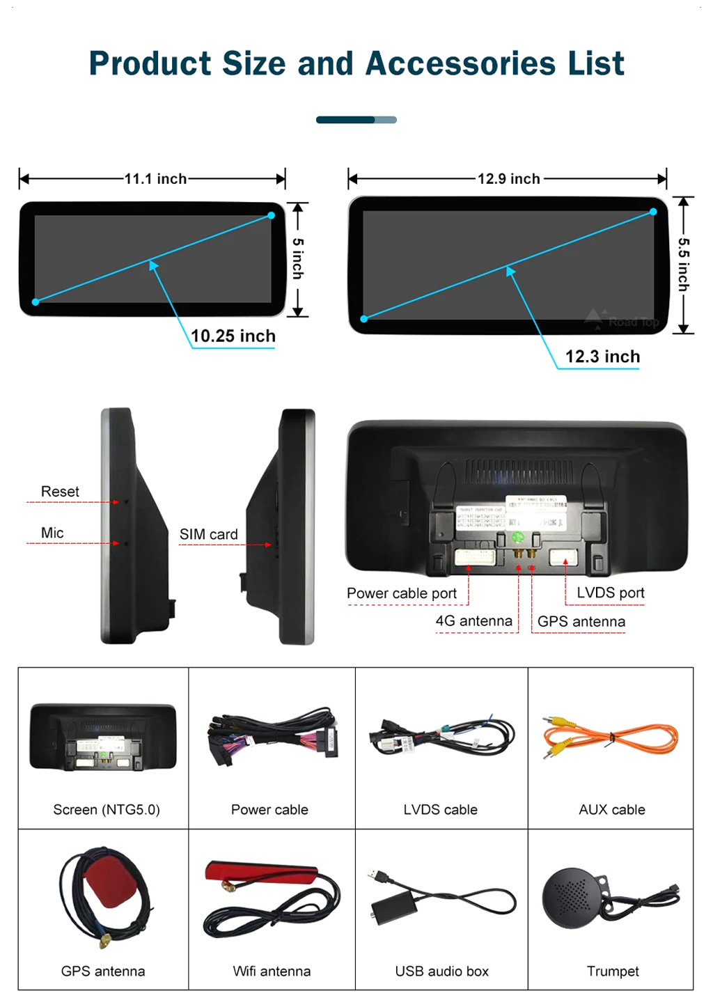 W169 Android Multimedia-Spieler