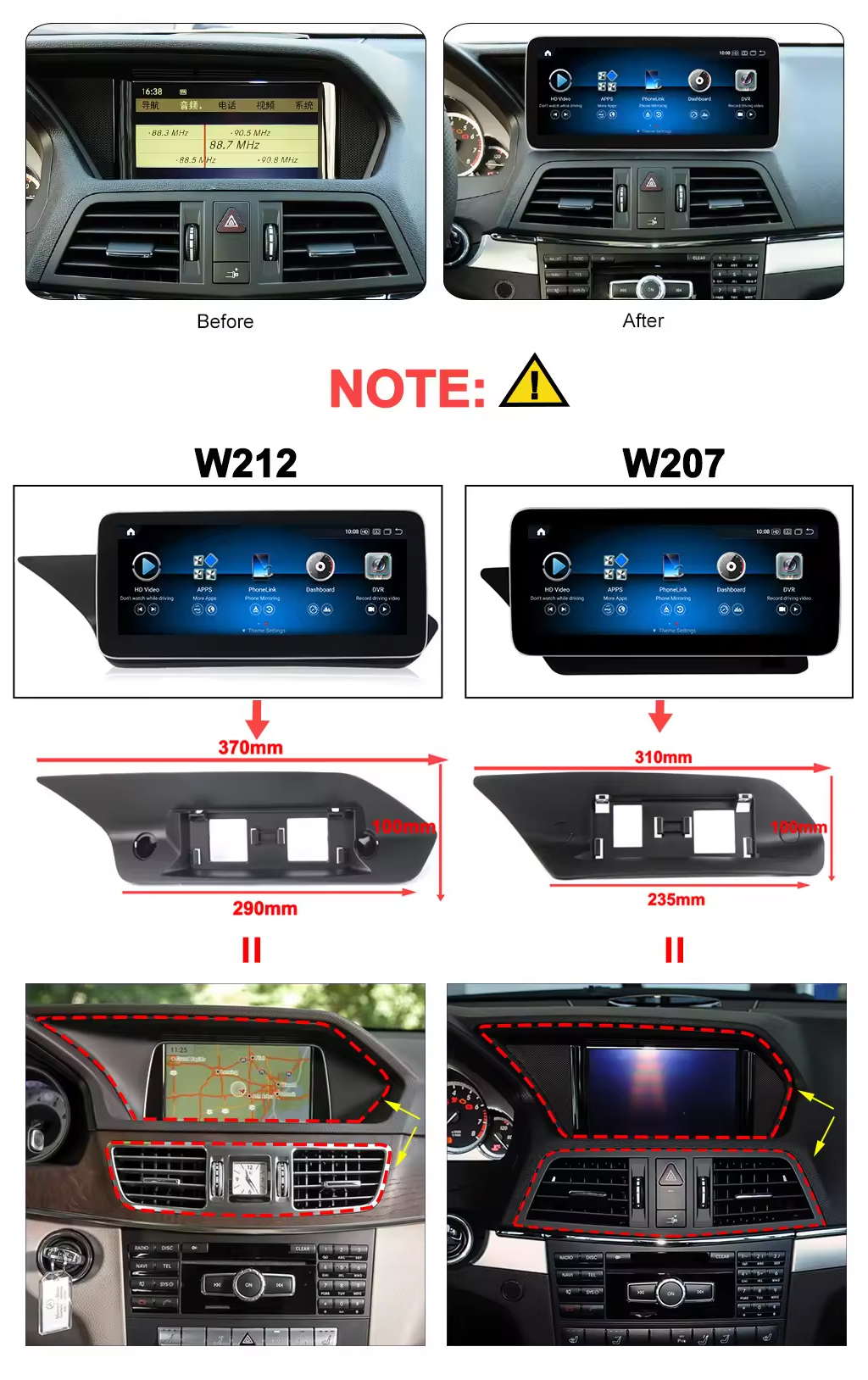 Mercedes-Benz Auto Android Spieler