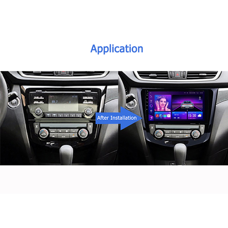 Nissan QashQai X-Trail 2013-2016 voiture Cadre android