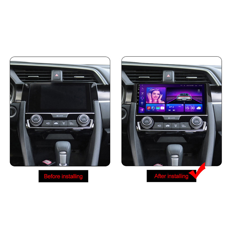 กรอบแอนดรอยด์สำหรับรถยนต์ Honda Civic ปี 2015-2019