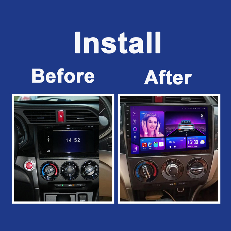 Honda City 2008-2013 car android frame