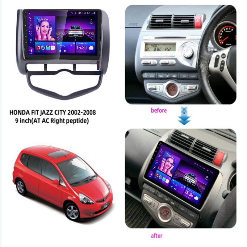 Honda jazz 2002-2008 car android frame