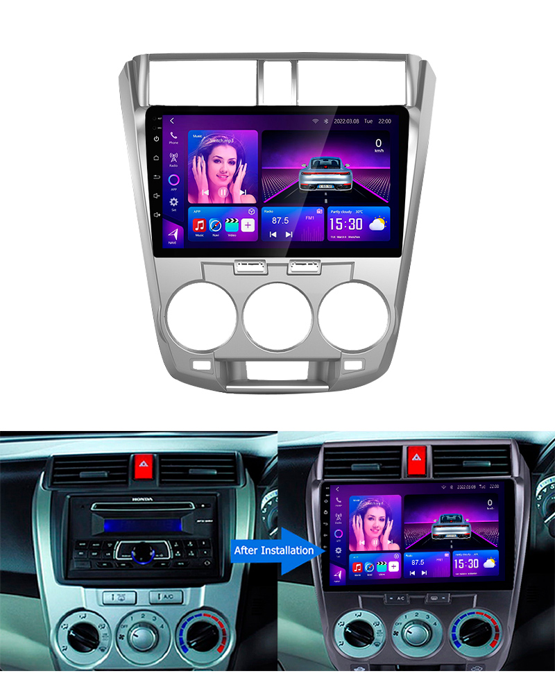 Honda City 2008-2013 car android frame