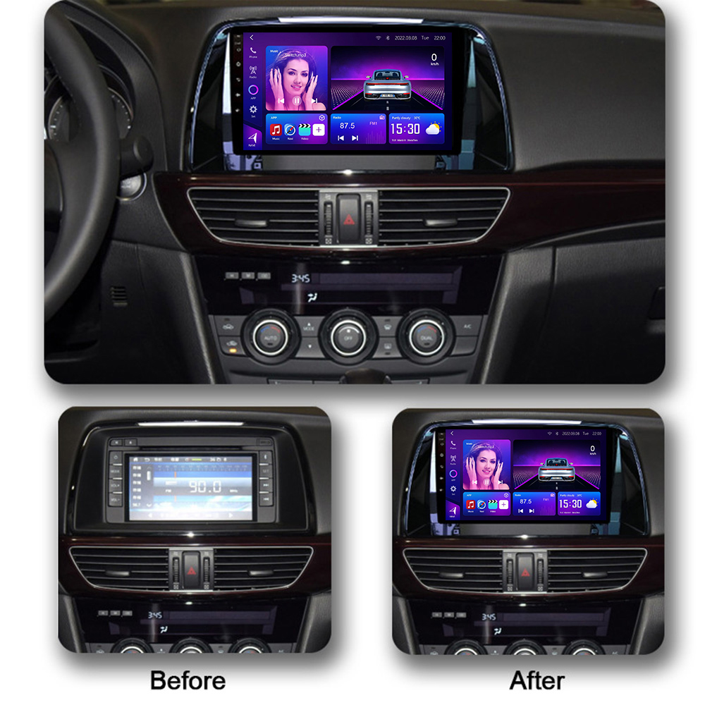 4 - สกาย ยูนิเวิร์ส Mazda 6 Atenza 2013-2017 car android Frame
