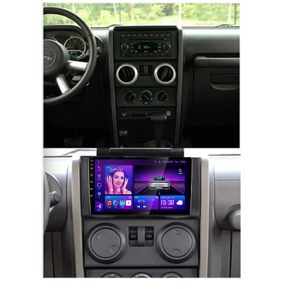 Jeep wrangler 2 2008-2010 car android frame - SKY Universe